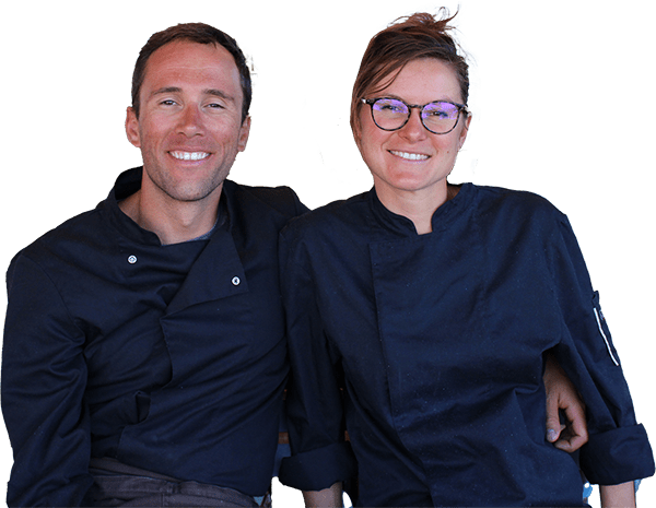 Elise et Eddy dans la boutique