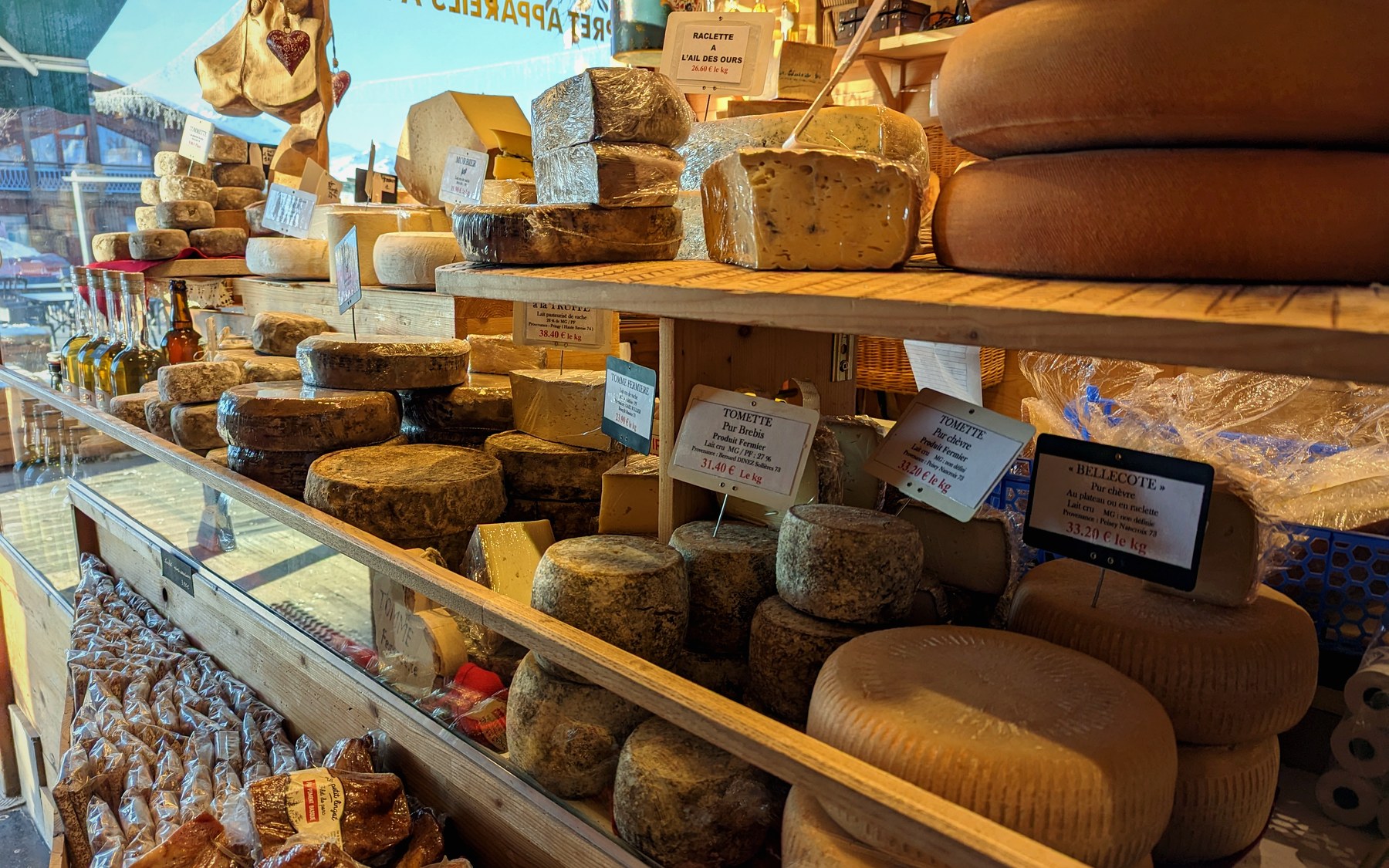 La vitrine fromagère